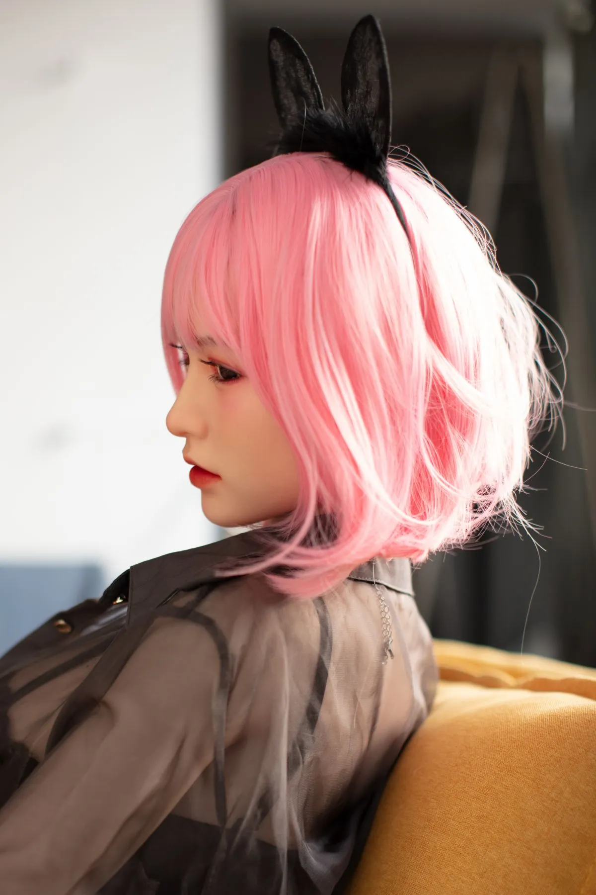 5FT3 SILICONE HEAD TPE BODY SEX DOLL D CUP HIMARI 4