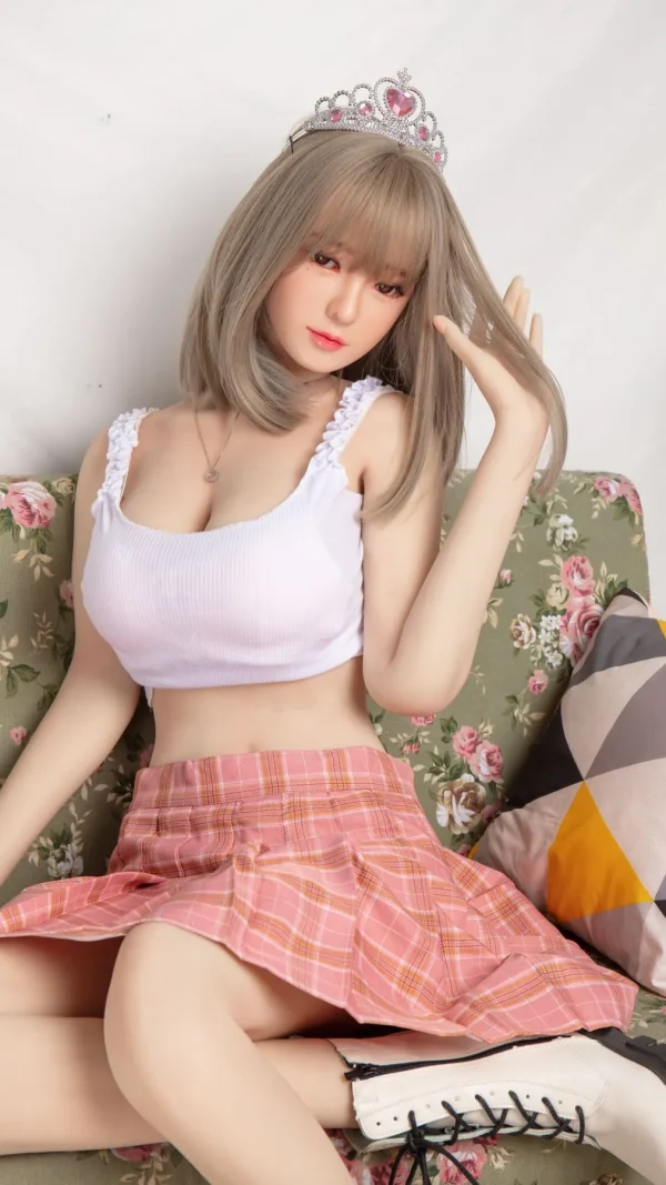 JX DOLL 160CM/5FT3 SILICONE HEAD & TPE BODY SEX DOLL D-CUP SARA
