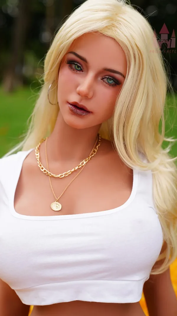 DOLL CASTLE 163CM/5FT4 SILICONE HEAD TPE BODY SEX DOLL F-CUP #S6 MELANIE