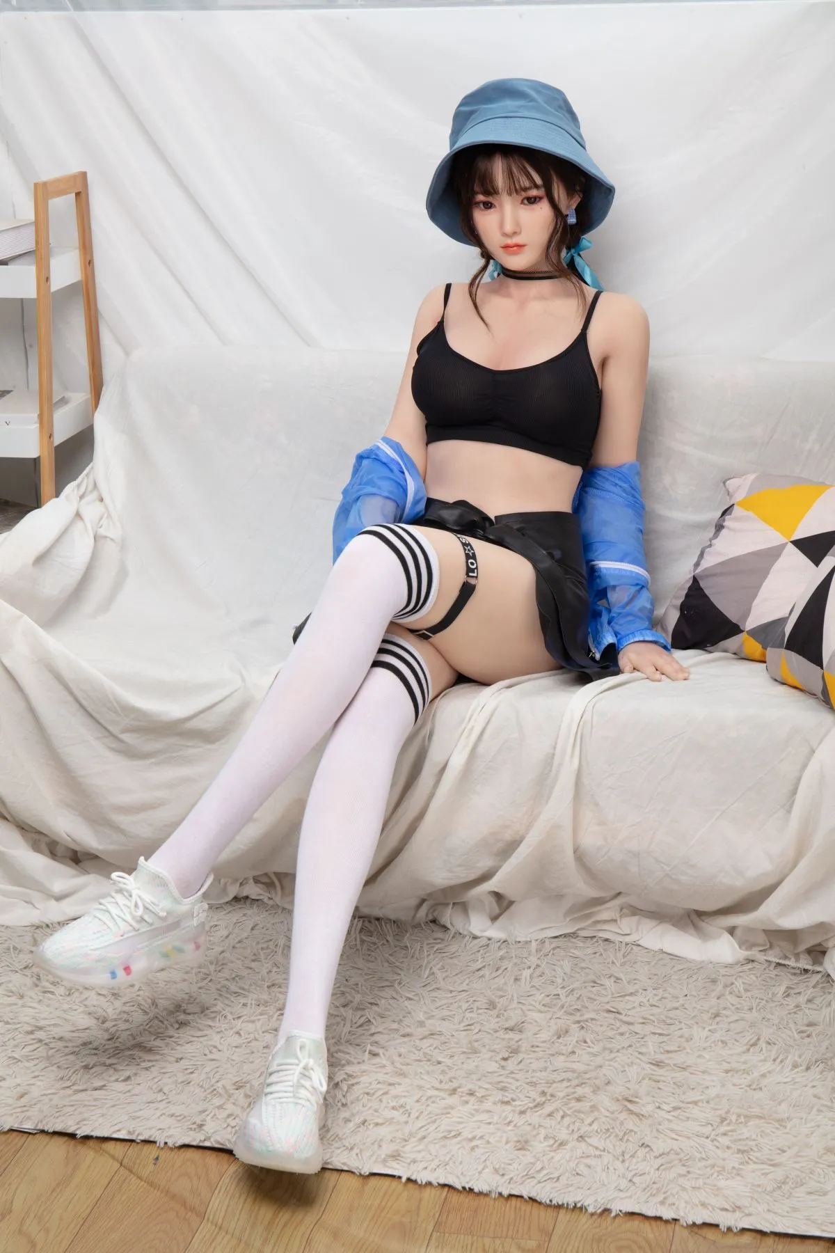 5FT7 SILICONE HEAD TPE BODY SEX DOLL KIKO 5