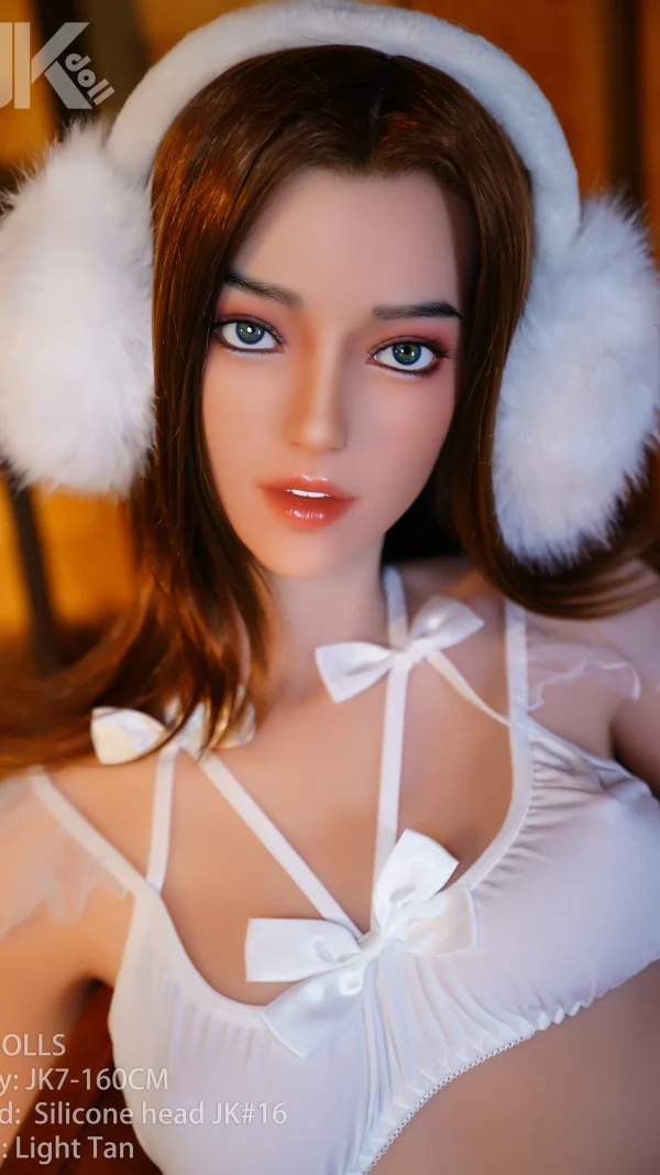 160cm/5ft3 B-cup Silicone Head Sex Doll JK7&JK16