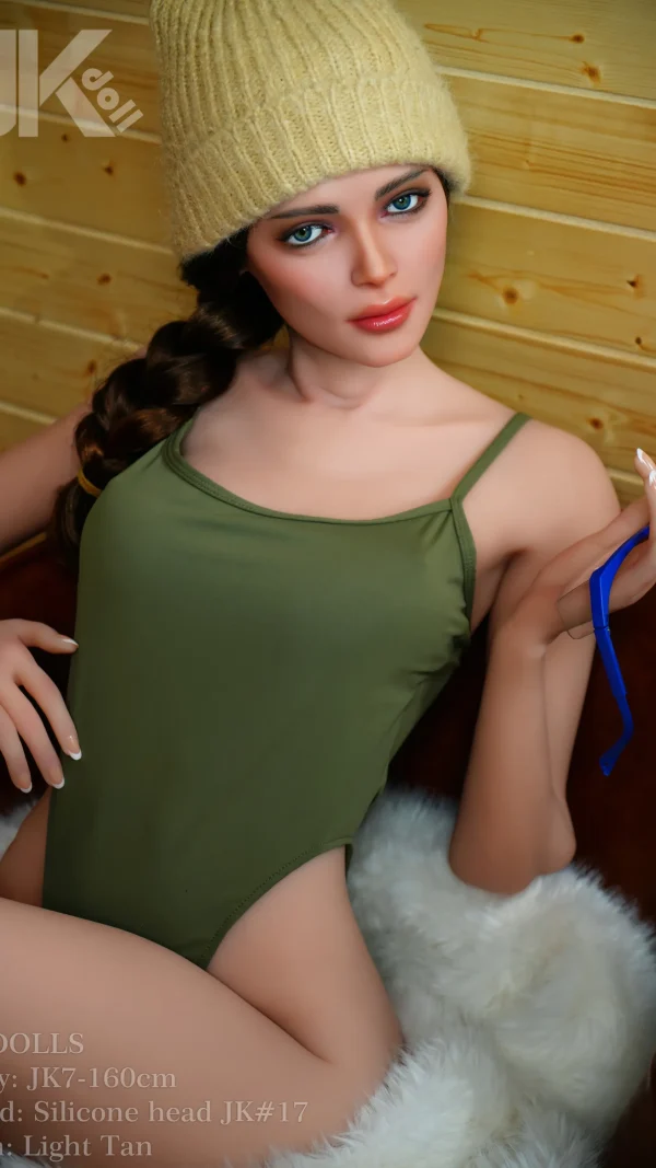 160cm/5ft3 B-cup Silicone Head Sex Doll JK7&JK17