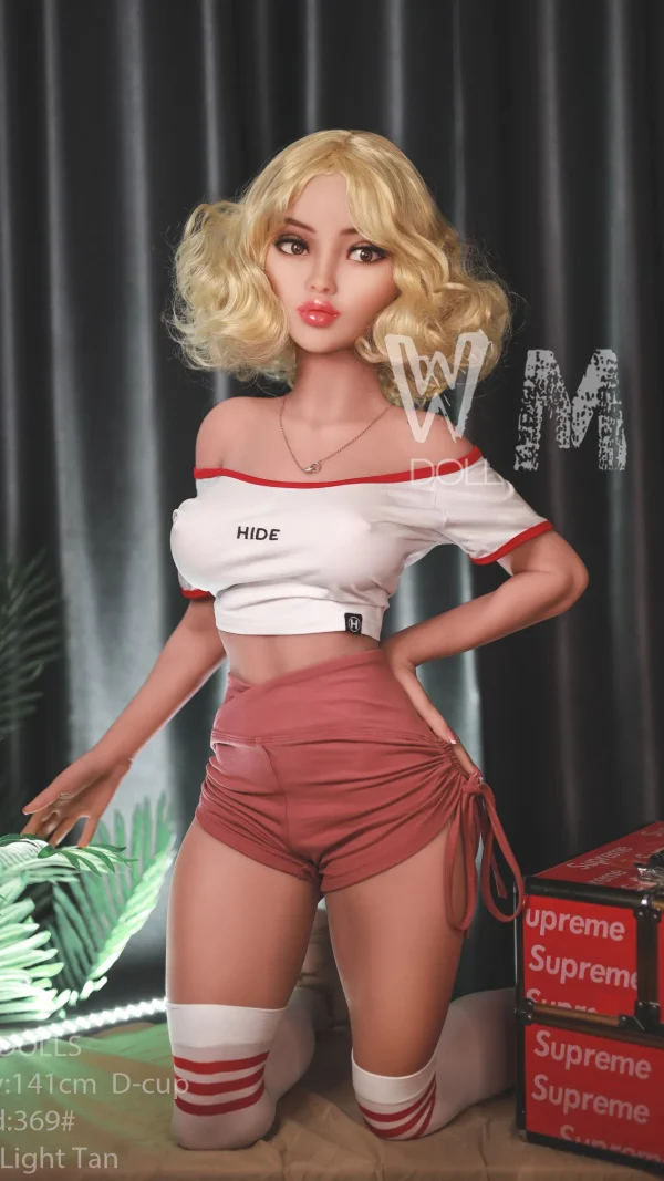 WM DOLL 141CM/4FT8 TPE SEX DOLL D-CUP #369