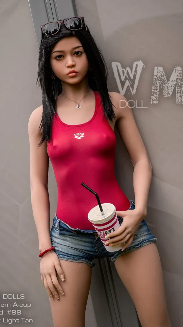 WM DOLL 160CM/5FT3 TPE SEX DOLL A-CUP #88
