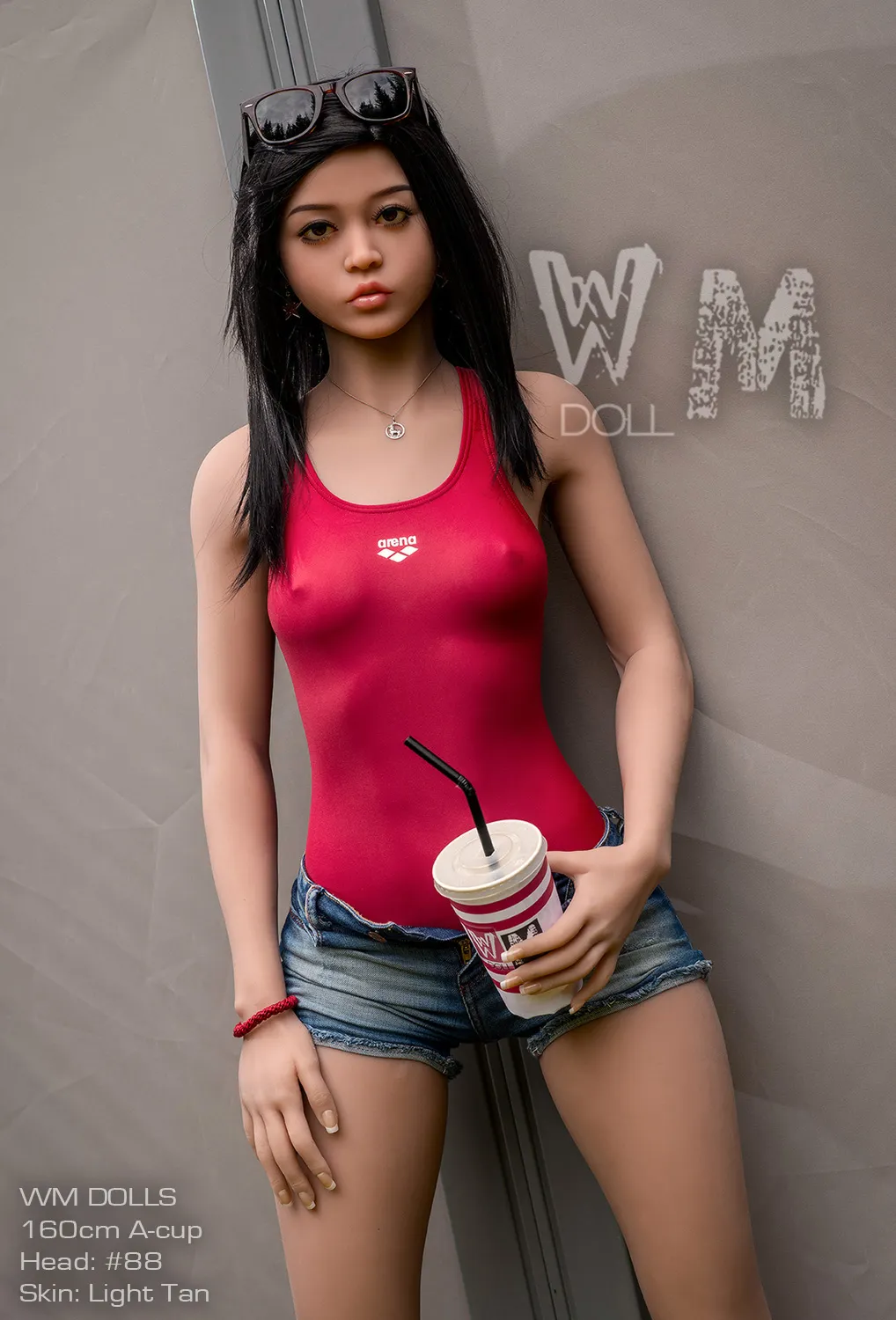 WM DOLL 160CM/5FT3 TPE SEX DOLL A-CUP #88 49 WM TPE SEX DOLL 1560A 88 6