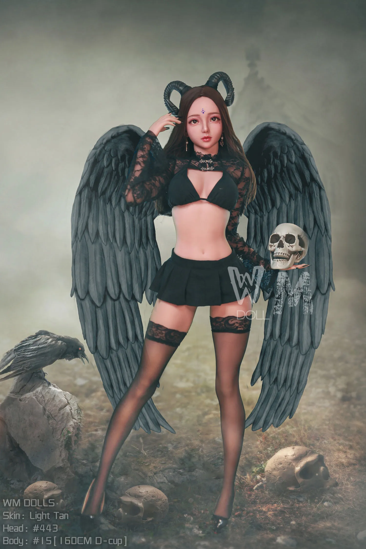 WM DOLL 160CM/5FT3 TPE SEX DOLL D-CUP #443 221 WM TPE SEX DOLL 160D 443 16