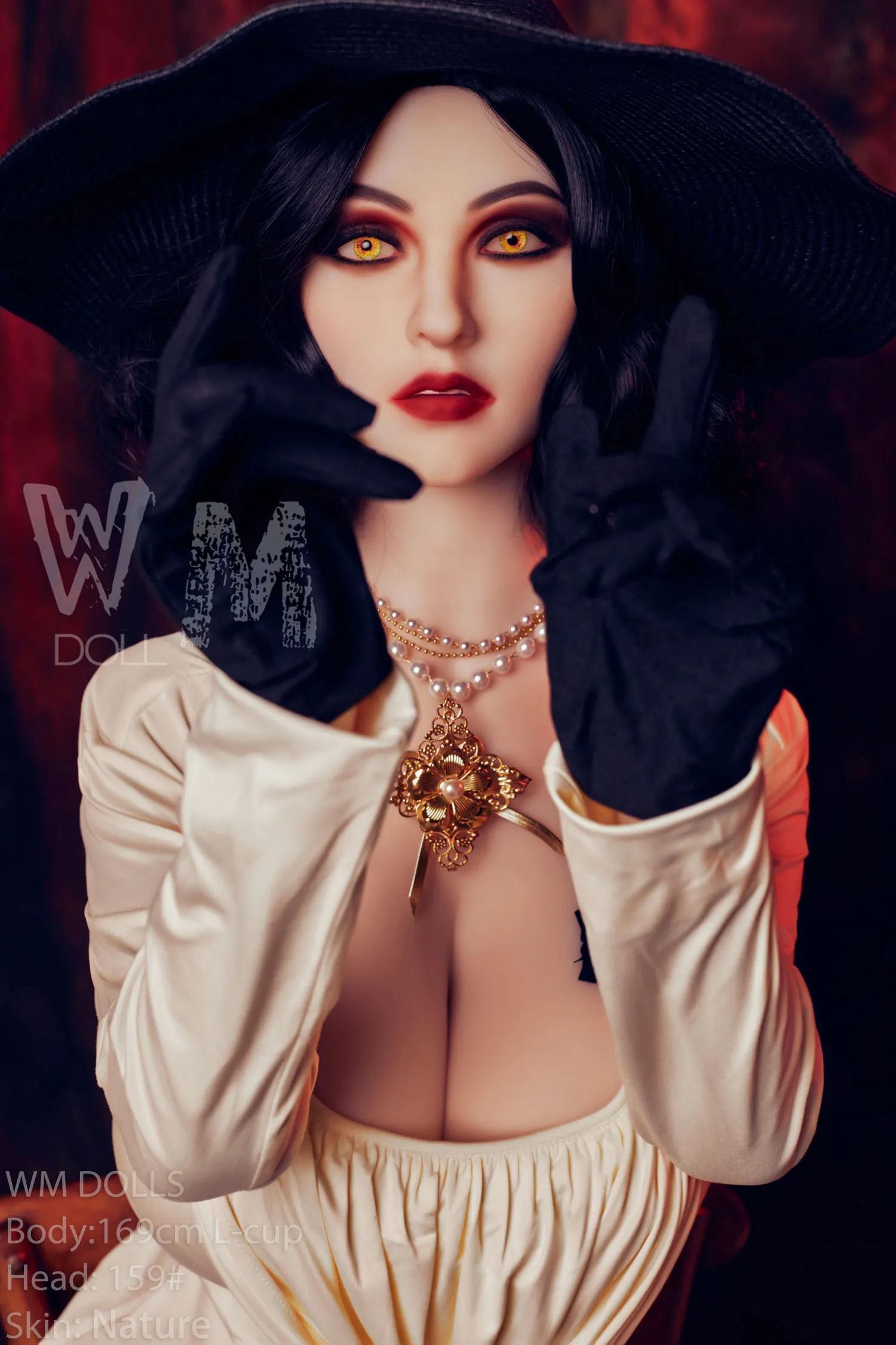 WM DOLL 166CM/5FT7 TPE SEX DOLL L-CUP #159 VAMPIRE 343 WM TPE SEX DOLL 169L 159 19