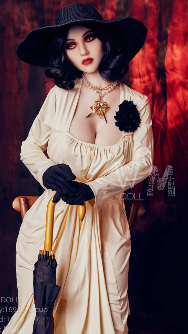 WM DOLL 166CM/5FT7 TPE SEX DOLL L-CUP #159 VAMPIRE