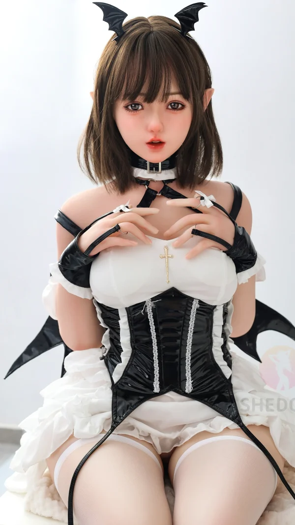 SHE DOLL AiLin 150CM/4FT11 B-CUP SILICONE HEAD SEX DOLL