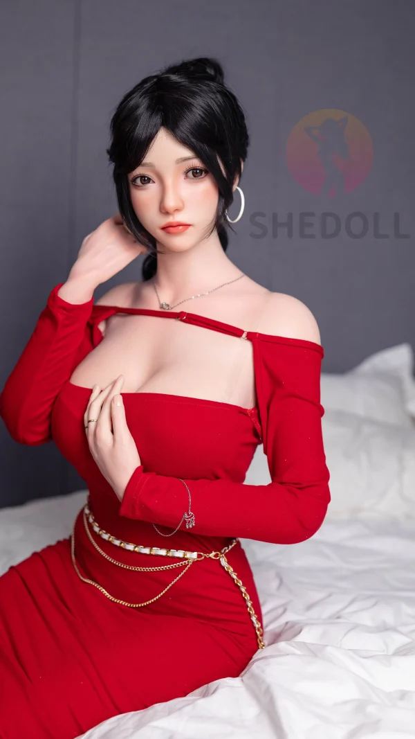 SHE DOLL QIANGWEI 165CM/5FT5 E-CUP SILICONE HEAD SEX DOLL