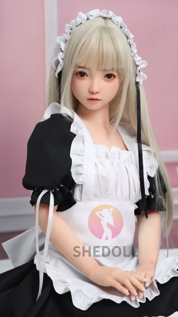 SHE DOLL LUOXIAOXI 140CM/4FT8 A-CUP SILICONE HEAD SEX DOLL
