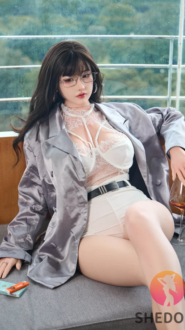 SHE DOLL SUXINGRAN165CM/5FT5 E-CUP SILICONE HEAD SEX DOLL