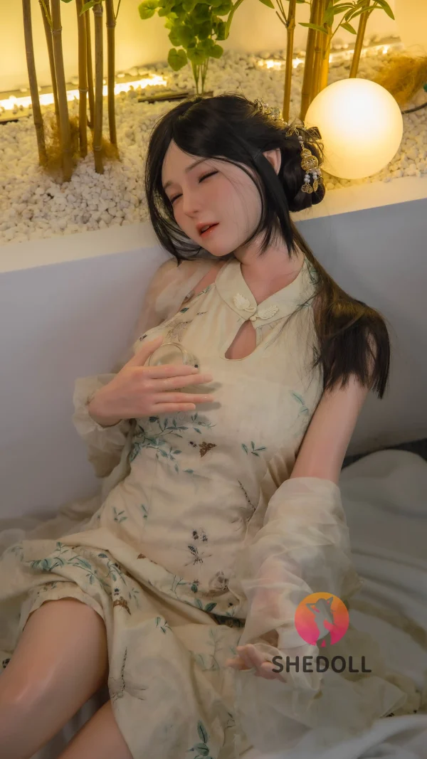 SHE DOLL MENG 158CM/5FT2 C-CUP SILICONE HEAD SEX DOLL