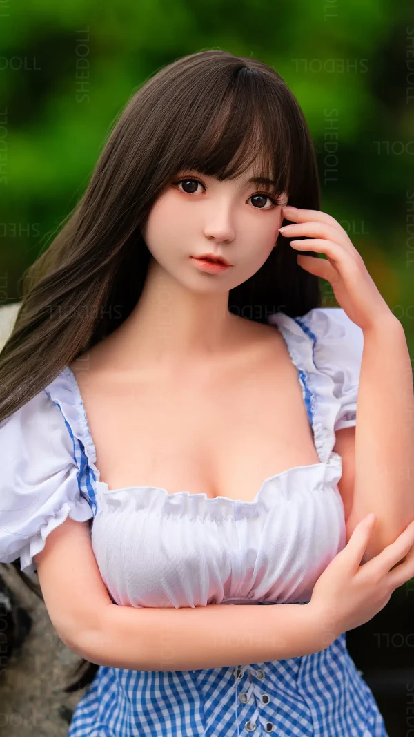 SHE DOLL KEKE 148CM/4FT10 D-CUP SILICONE HEAD SEX DOLL