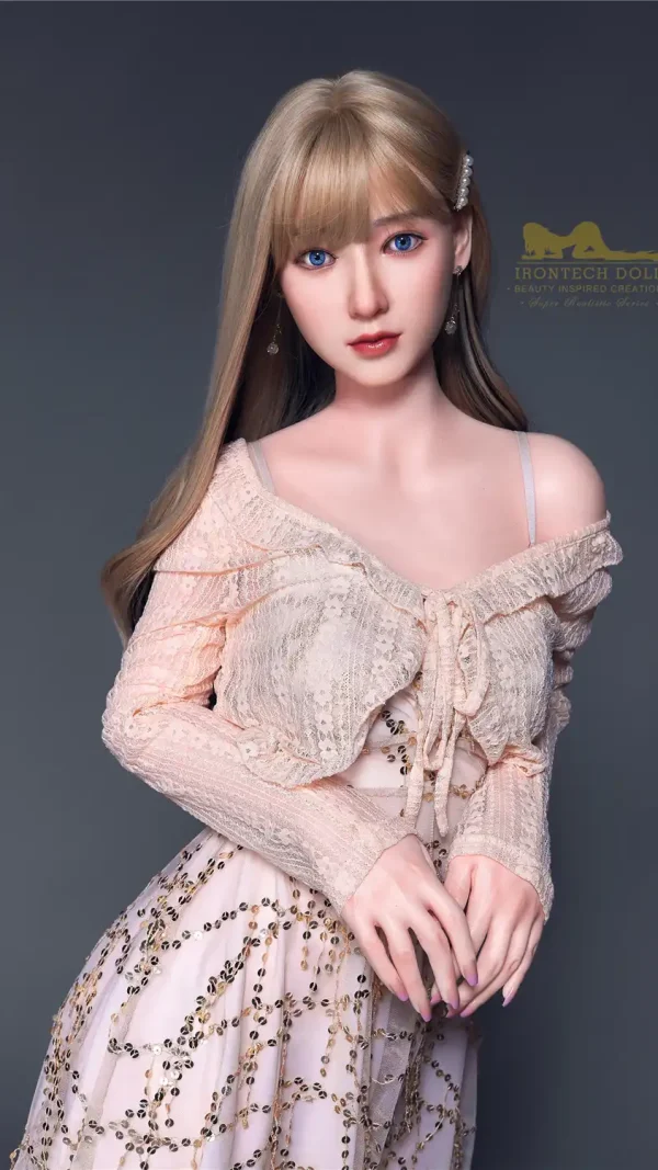IRONTECH DOLL 152CM/4FT10 A-CUP SILICONE SEX DOLL CANDY