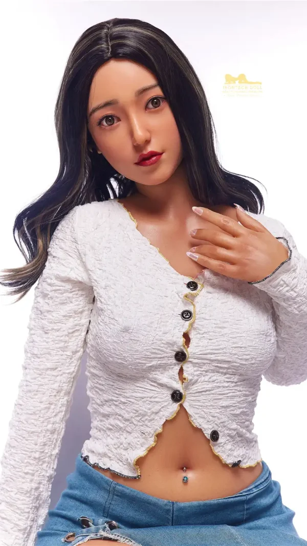 IRONTECH DOLL 152CM/4FT10 A-CUP SILICONE SEX DOLL MIKU